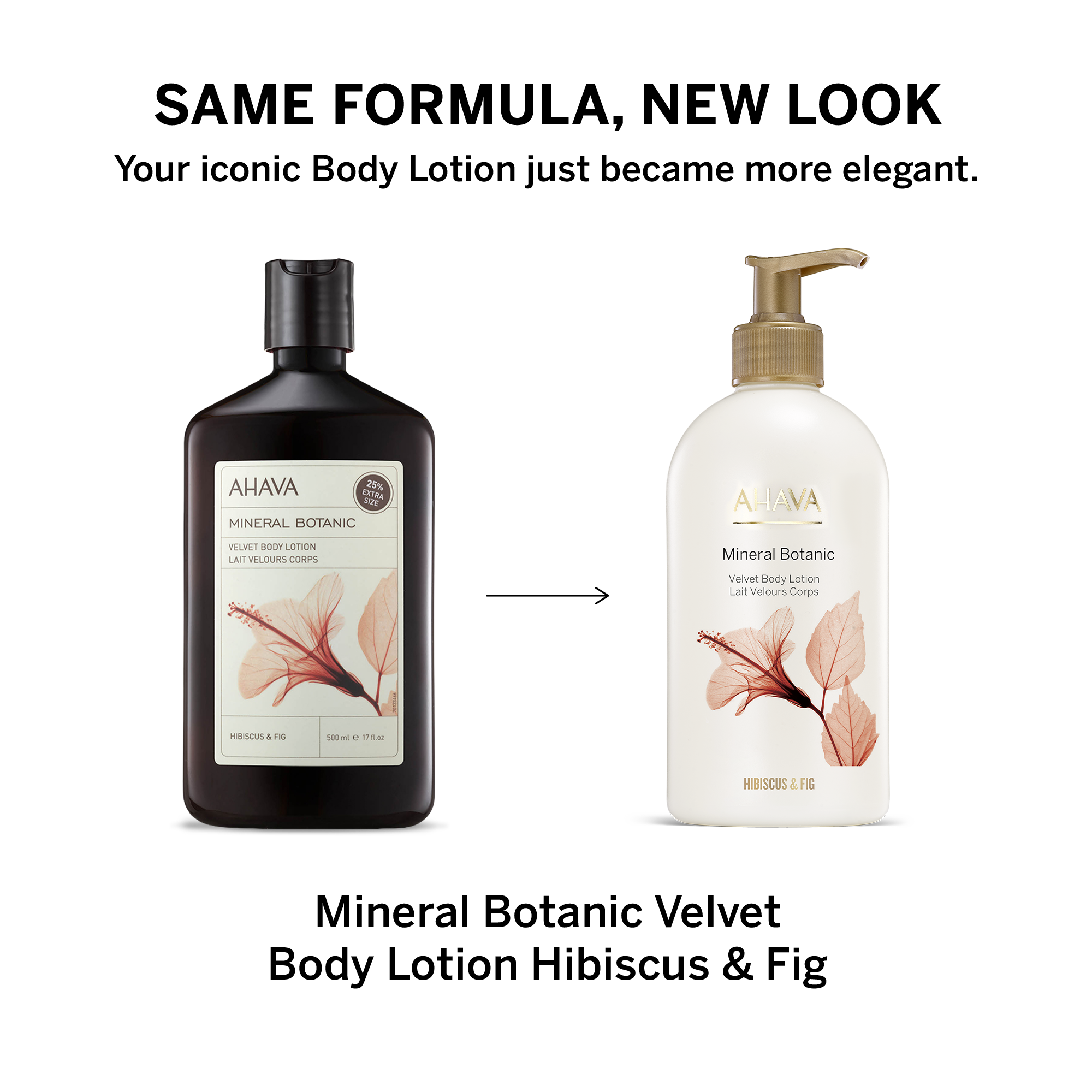 Dead Sea Mineral Botanic Body Lotion - Hibiscus & Fig – AHAVA Global