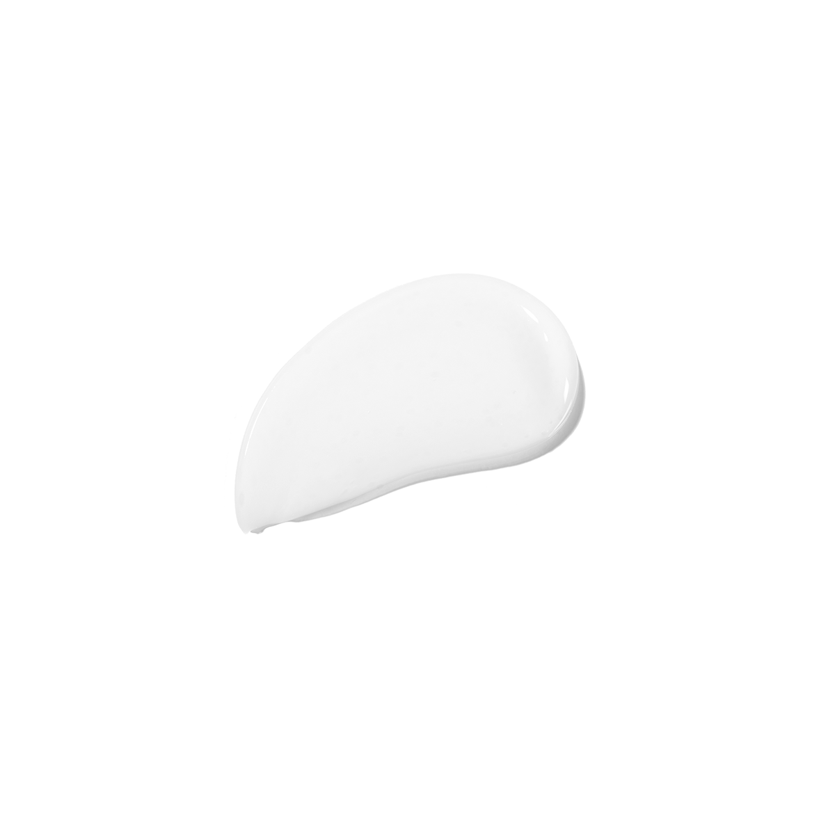Ein einzelnes grünes Blatt vor einem weißen Hintergrund.