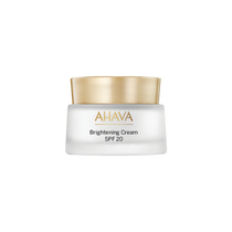 AHAVA Age Control Even Tone Moisturizer SPF20 jar on a clean background